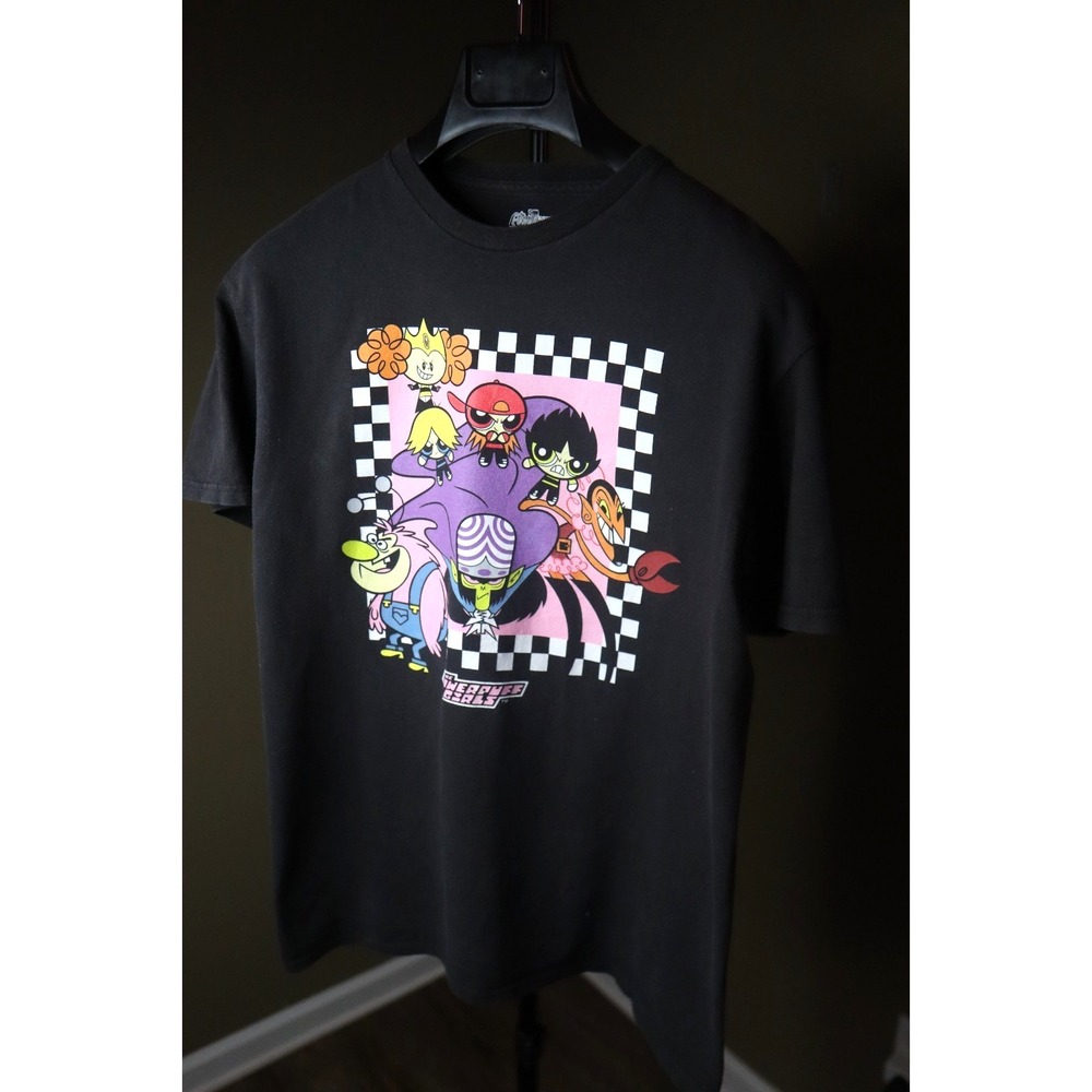 Powerpuff Girls Licensed Cartoon Network Retro T-Shirt Adult Unisex Size Large